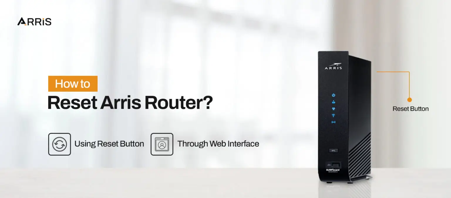 How to Reset Arris Router?